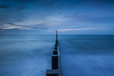 Blue hour groyne (asp120-12-9560)